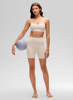 Thin Strap Cross Back Bra - Cross Back, Delicate Straps