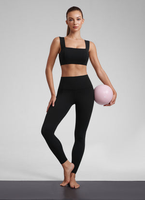 Backless Sports Bra - Open Back, Scoop Front