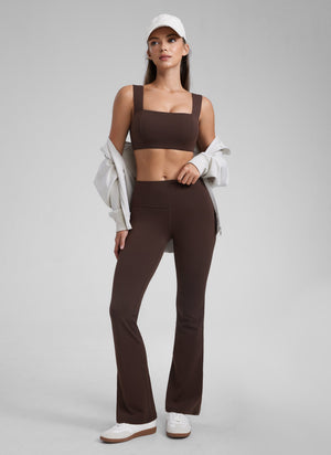 Backless Sports Bra - Open Back, Scoop Front
