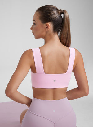 Backless Sports Bra - Open Back, Scoop Front
