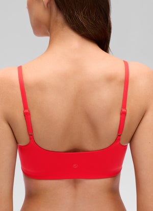 Padded Bralette - Moulded Cups, Spaghetti Straps