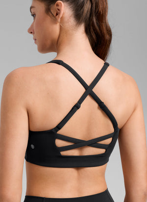 U Neck Cross Back Bra - U Neck, Cross Back