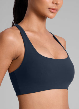 U Neck Cross Back Bra - U Neck, Cross Back