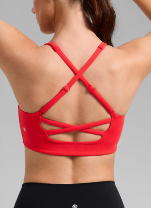 U Neck Cross Back Bra - U Neck, Cross Back