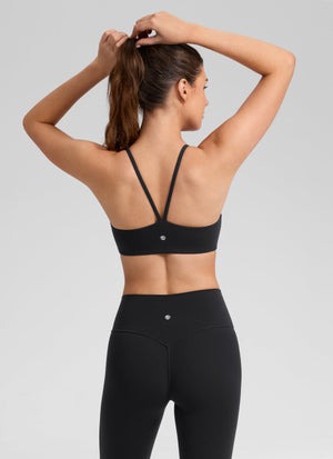 Double Lined V Back Bra - V Back, Shape Retention