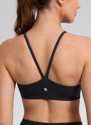 Double Lined V Back Bra - V Back, Shape Retention