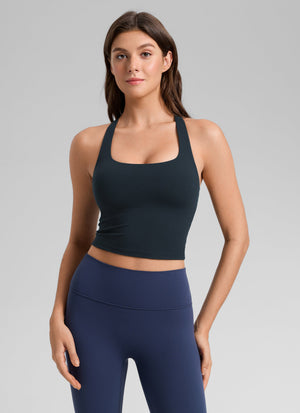 Racerback Bra Tank Top - Racerback, Shelf Bra