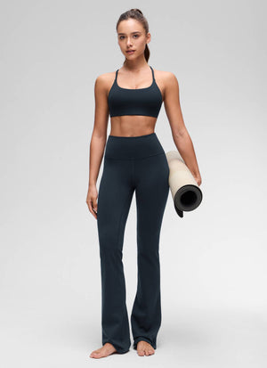 Cross Back Sports Bra - Twist Design, Secure Hold
