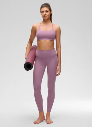 Cross Back Sports Bra - Twist Design, Secure Hold