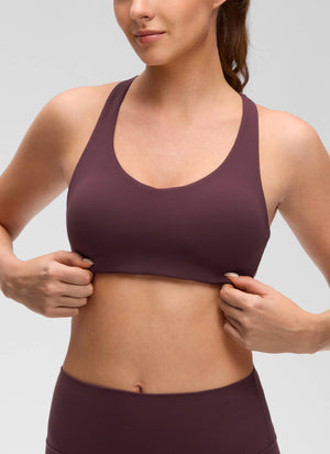 V Neck Strappy Bra - V Neck, Strappy Design