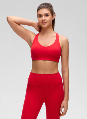 V Neck Strappy Bra - V Neck, Strappy Design