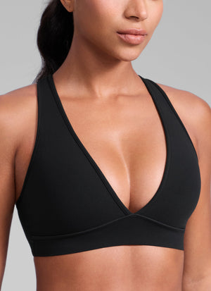 High Support Sports Bra - Wide Straps, Cross Back