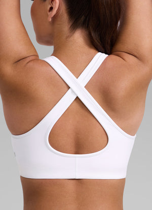 High Support Sports Bra - Wide Straps, Cross Back