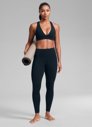 High Support Sports Bra - Wide Straps, Cross Back