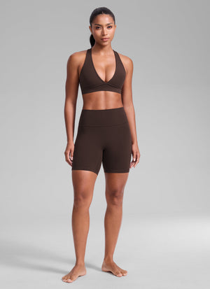 High Support Sports Bra - Wide Straps, Cross Back