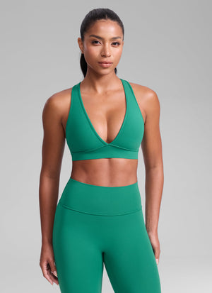High Support Sports Bra - Wide Straps, Cross Back