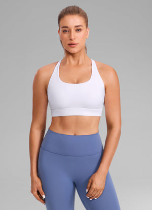 Gym Sports Bra - Wide Criss Cross Back
