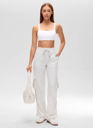 Wide Strap Sports Bra - Adjustable, Soft Band