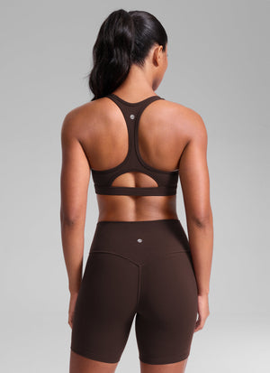 Sports Bra For Running - Racerback, Keyhole Back