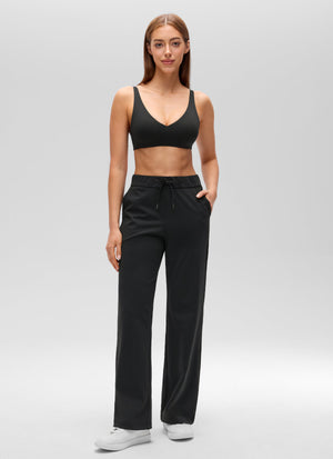 Deep V Bralette - Deep V Neckline, Double Lined