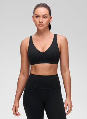 Yoga Bra - V Neck, U Back, Soft Stretch