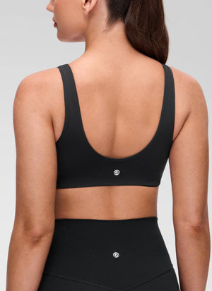 Yoga Bra - V Neck, U Back, Soft Stretch