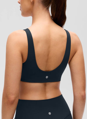 Yoga Bra - V Neck, U Back, Soft Stretch