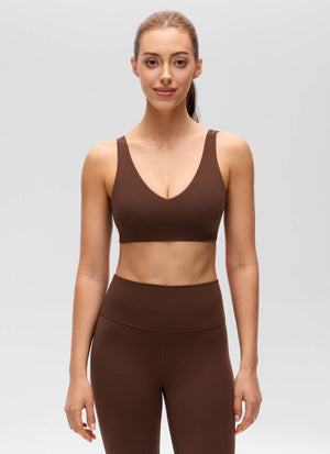 Yoga Bra - V Neck, U Back, Soft Stretch