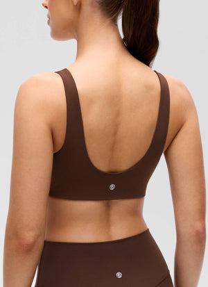 Yoga Bra - V Neck, U Back, Soft Stretch