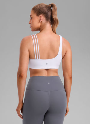 Gym Bra - Asymmetric Straps, Medium Support