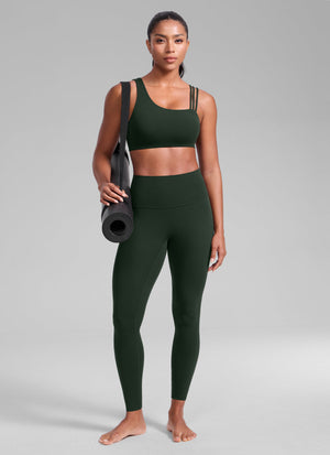 Gym Bra - Asymmetric Straps, Medium Support
