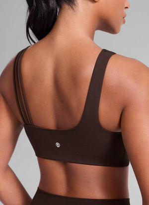 Gym Bra - Asymmetric Straps, Medium Support