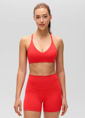 Thin Strap Racerback Bra - Racerback, Minimal Straps