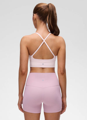 Cross Back Longline Bra - Extended Coverage, Cross Back