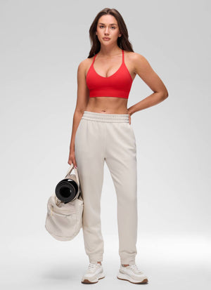 Cross Back Longline Bra - Extended Coverage, Cross Back