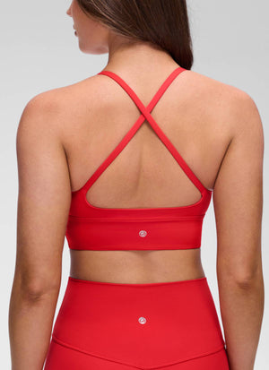 Cross Back Longline Bra - Extended Coverage, Cross Back