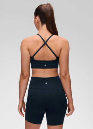 Cross Back Longline Bra - Extended Coverage, Cross Back