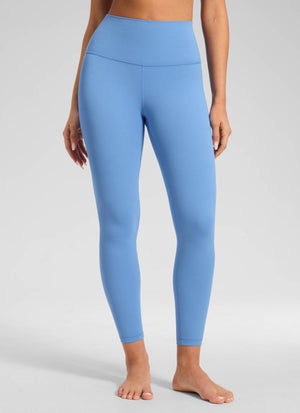Yoga Leggings in Butterluxe Fabric - Seamless Waist, 25 Inch Party Blue - view 1