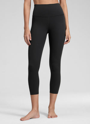 Yoga Leggings in Butterluxe Fabric - 23 Inch, High Waist Black - view 1
