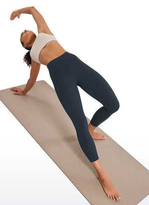 Yoga Leggings in Butterluxe Fabric - 23 Inch, High Waist True Navy - view 3