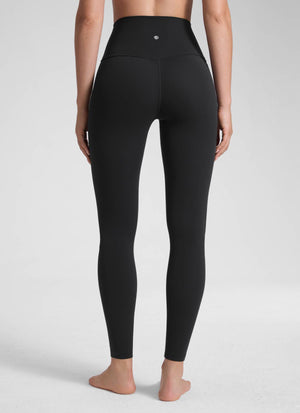 Yoga Leggings in Butterluxe Fabric - 28 Inch, Tall Fit Black - view 2