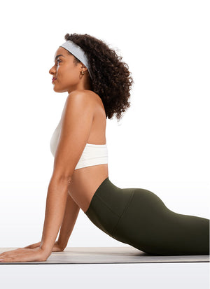 Yoga Leggings in Butterluxe Fabric - 28 Inch, Tall Fit Olive Green - view 4