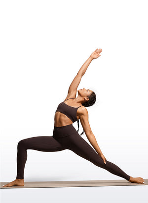 Yoga Leggings in Butterluxe Fabric - 30 Inch, Extra Long Hot Fudge Brown - view 3