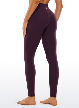 Yoga Leggings in Butterluxe Fabric - 30 Inch, Extra Long Deep Purple - view 2