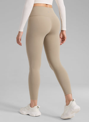 Thermal Fleece Lined Leggings - Matte Finish, 25 Inch Oak - view 2