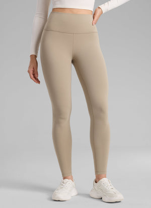 Thermal Fleece Lined Leggings - Matte Finish, 28 Inch Tall Oak - view 1