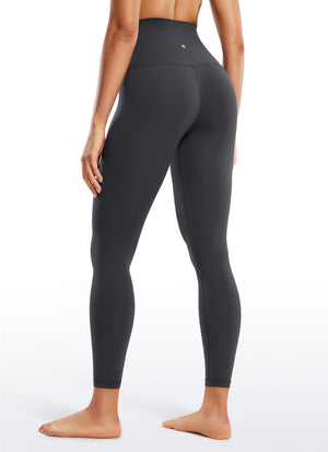 Super High Waist Yoga Leggings - Butterluxe Fabric, 25 Inch Mysterious Grey - view 2