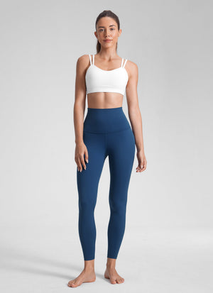 Super High Waist Yoga Leggings - Butterluxe Fabric, 25 Inch French Navy - view 1