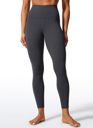 High Rise Workout Leggings - Butterlift Fabric, 25 Inch Mysterious Grey - view 1