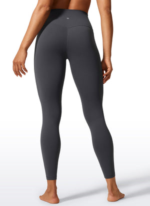 High Rise Workout Leggings - Butterlift Fabric, 25 Inch Mysterious Grey - view 2